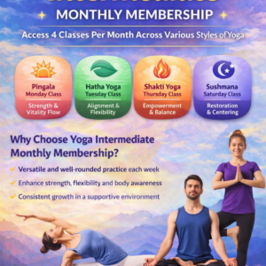 Yoga Intermediate - Online Monthly Membership